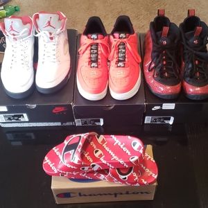 Men's sneakers and sandals(Nike, Jordan, Champion)
